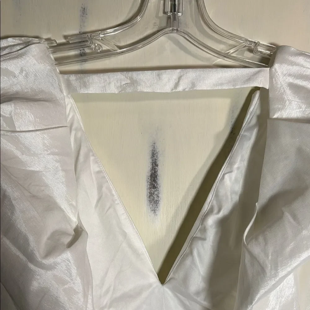 Elegant White Women's Dress from The Vintage Shop Small Formal Wedding Party NWT - Picture 9 of 11